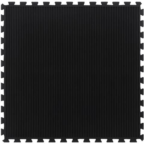 Piastrella Per Pavimenti In Gomma Nera 12 Mm 100x100 Cm - Foto 2