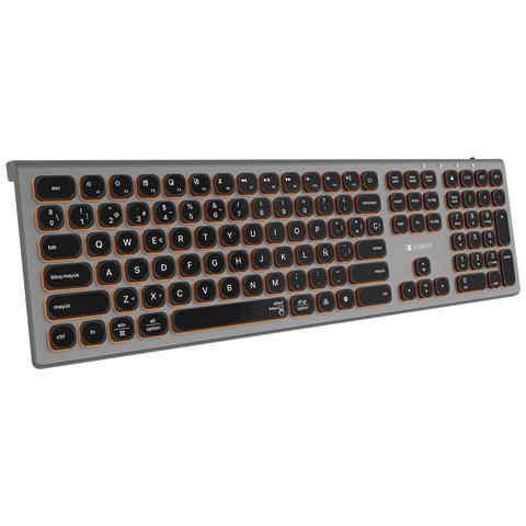 Tastiera Wireless 8436586742669 (Layout Spagnolo) Colore Nero. Grigio - Foto 1