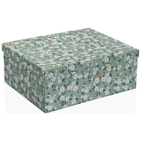 Set Di Scatole Per Sistemare Impilabili Fiori Cartone 15 Pezzi 35 X 16,5 X 43 Cm - Foto 2