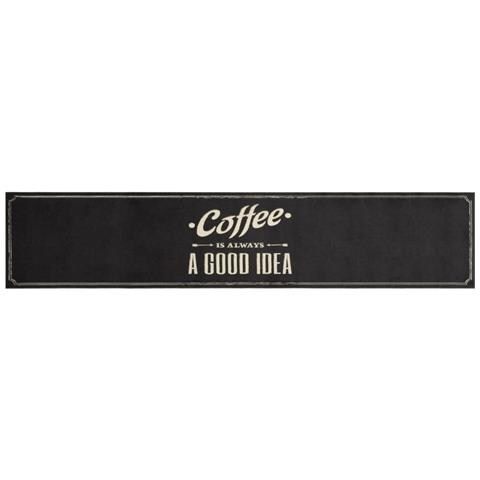 Tappeto Da Cucina Lavabile Testo Caffè 60x300 Cm In Velluto - Foto 2