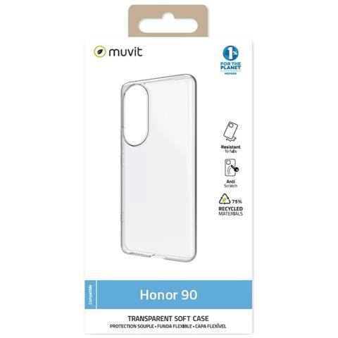 Cover Per Honor 90 Flessibile Soft, Trasparente - Foto 2