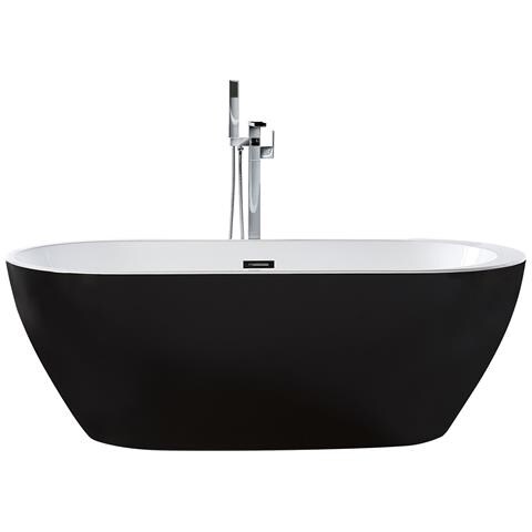 Vasca Da Bagno Freestanding Nevis 170 X 80 Cm Nero - Foto 2