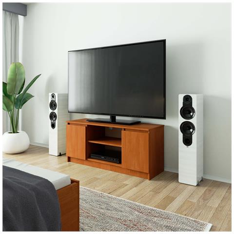 Mobiletto TV, 2 ante, 120x40x55 cm, Colore Ontano - Foto 7