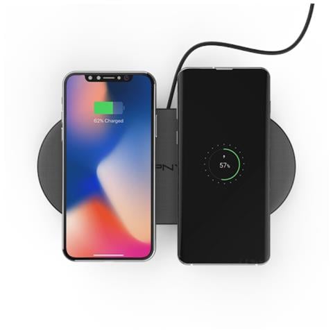 Caricatore Wireless 2 In 1, Fino A 20w, Certificato Qi, Carica Fino A 2 Dispositivi Contemporaneamente, Per Tutti Gli Smartphone Abilitati Qi, Fi - Foto 3