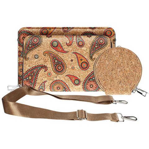 Pochette In Sughero, Collezione Ecocork, Chiusura A Zip - Foto 1