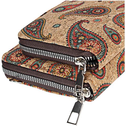 Pochette In Sughero, Collezione Ecocork, Chiusura A Zip - Foto 5