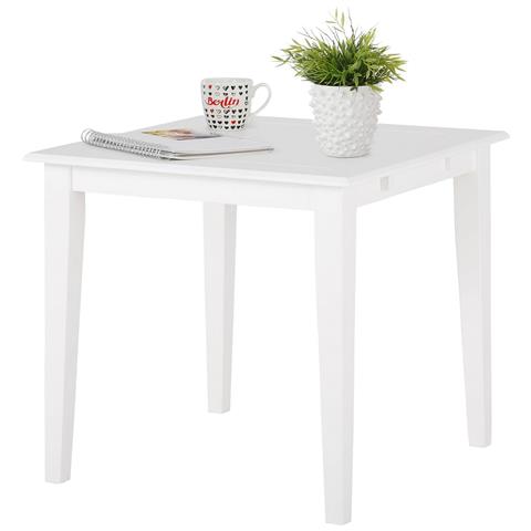 Fullerton Tavolo Da Pranzo In Mdf Bianco - Foto 5