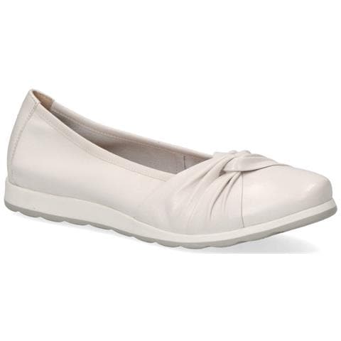 White Casual Closed Shoes Scarpe Basse Pelle Scarpe Donna Bianco Eu 36, 9-24650-28-144 - Foto 2