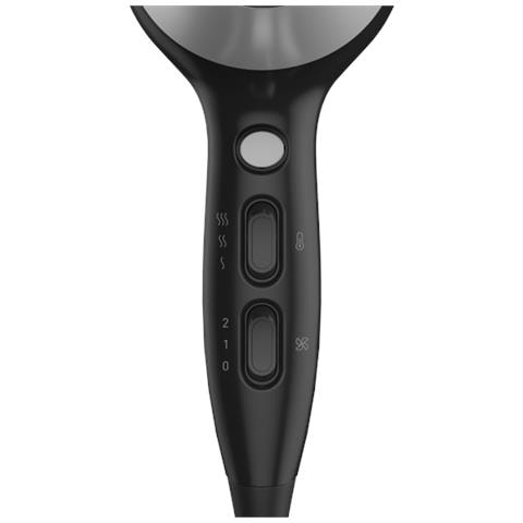 Grundig Hd 6080 B Asciuga Capelli 2200 W Nero, Argento - Foto 2