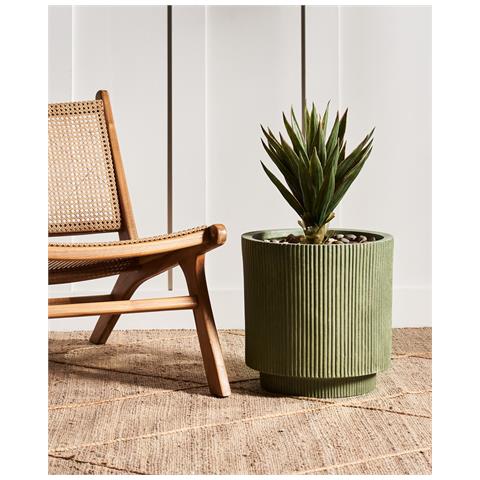 Vaso Per Piante Daria 37 Cm Verde Oliva - Foto 1