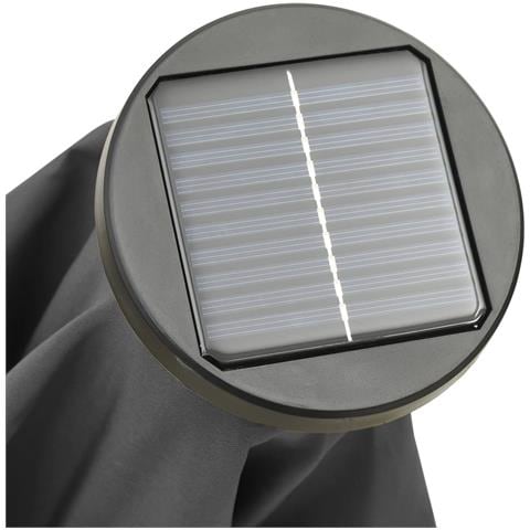 Lusso Casadino -  Ombrellone Con Luci Led Antracite 200x211 Cm In Alluminio - Foto 8