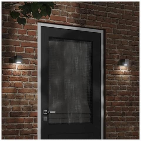 Lusso Casadino - Applique Da Parete Per Esterni 2 Pz Nere Alluminio Pressofuso - Foto 7