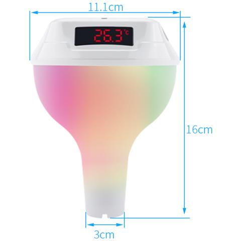 Termometro Galleggiante Wireless Per Piscina Con Display A Led Blue - Foto 2