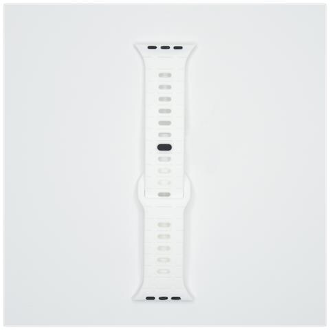 Cinturino Morbido In Silicone Per Apple Watch 42/44/45/49 Mm White - Foto 3