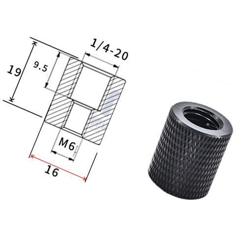 Confezione Da 5 Adattatori Con Filettatura Maschio Da 1/4"" Femmina A M8 Per Treppiedi E Accessori Per Fotocamere M6 - Foto 2