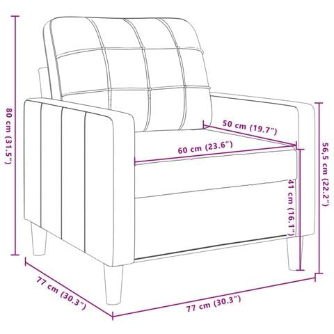 Set di Divani 3 pz con Cuscini Crema in Velluto - Foto 9