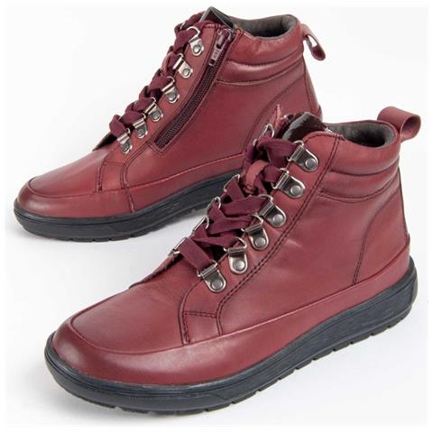 Stivali Botilina2 Bordeaux Bordeaux Pelle Naturale - Foto 1