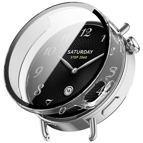 Custodia Protettiva 2 In 1 Per Xiaomi Watch S4 41mm: Protezione Completa Dello Schermo Transparent - Foto 6