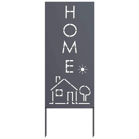 Pannello Decorativo da Giardino Antracite 50 x 140 cm - Foto 1