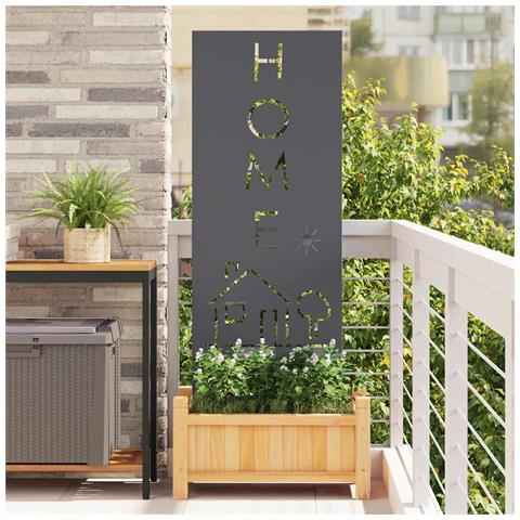 Pannello Decorativo da Giardino Antracite 50 x 140 cm - Foto 2