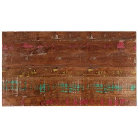 Piano Tavolo 100x50x2,5 cm Rettangolare in Massello di Recupero - Foto 1