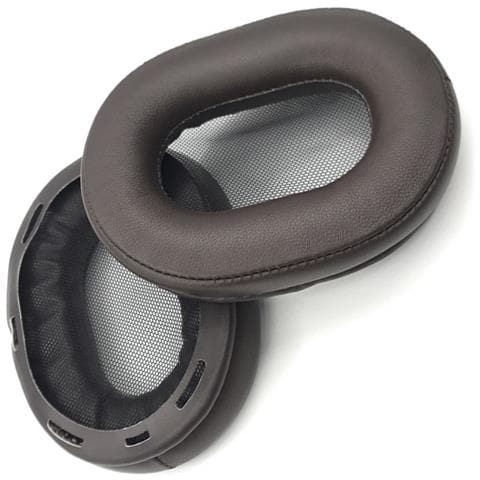 2 Cuscinetti Auricolari Di Ricambio In Pelle Di Pecora Per Cuffie Sony Mdr-1r/1rmk2 Brown - Foto 2