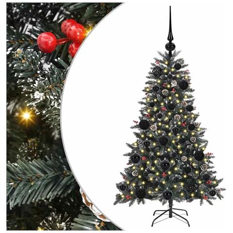 Albero di Natale artificiale con 150 LED Verde 120 cm - Foto 1