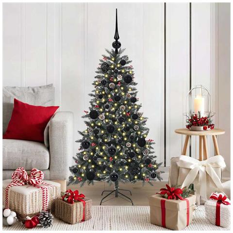Albero di Natale artificiale con 150 LED Verde 120 cm - Foto 2