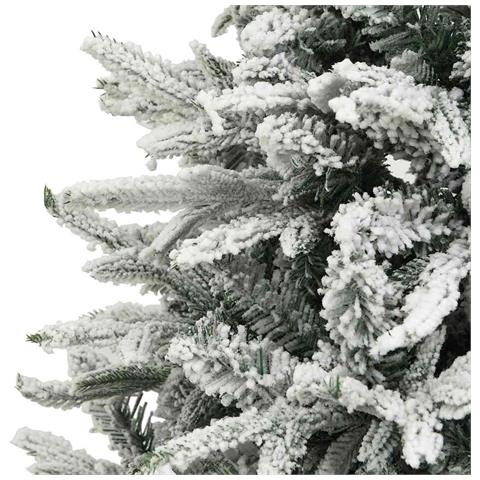 Albero di Natale artificiale preilluminato con set di palline - Foto 9