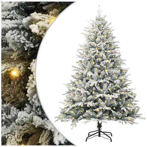 Albero di Natale artificiale con luci integrate Verde 180 cm - Foto 1