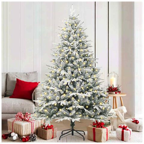 Albero di Natale artificiale con luci integrate Verde 180 cm - Foto 2