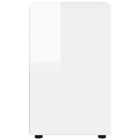 Armadio Bianco Lucido 40 x 48 x 81 cm Legno multistrato - Foto 9