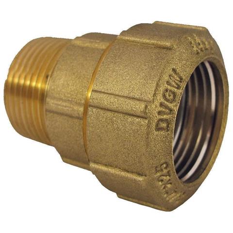 Raccordo Ottone Pe Per Tubo Polietilene 20mm X 1/2 - Foto 1