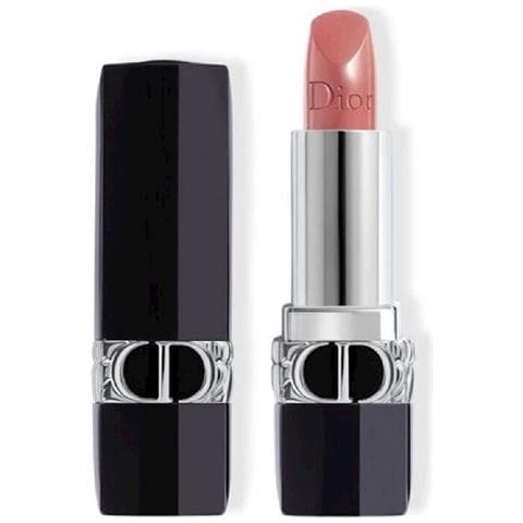 , Dior Rouge, Jojoba, Finitura Satinata, Rossetto Cremoso, 100, Look Nude, Ricaricabile, 3.5 G - Foto 1