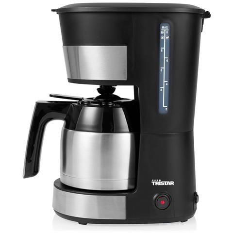 Macchina Da Caffè Inox, 10 Tazze, Caraffa Termica, Funzione Mantieni Caldo, Sistema Antigoccia, Filtro Riutilizzabile, Indicatore Acqua, Bpa Free, Spegnimento Automatico - Foto 1