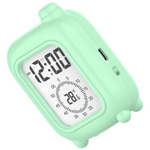 Sveglia A Valigia Ricaricabile Con Timer Visivo Per Studio Focalizzato Green - Foto 2