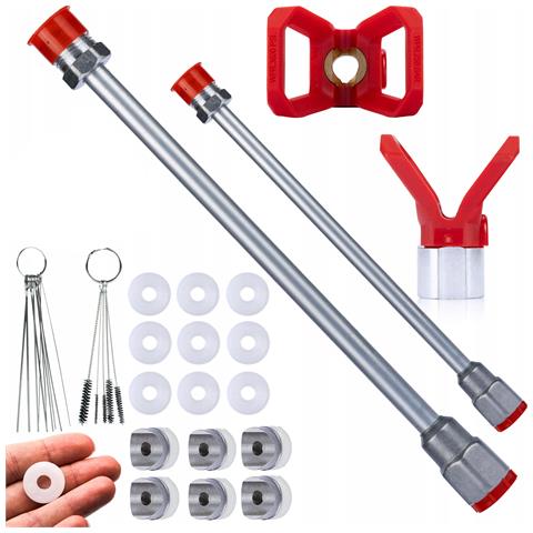 Set Di Prolunghe Per Pistola A Spruzzo 30cm E 50cm - Compatibile Con Accessori Verniciatura | Filettatura 7/8"" | Alta Pressione 290 Bar - Foto 1
