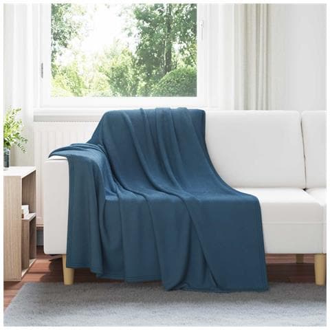 Coperte da Pile 24 pcs Blu navy 200 x 150 cm Panno - Foto 2