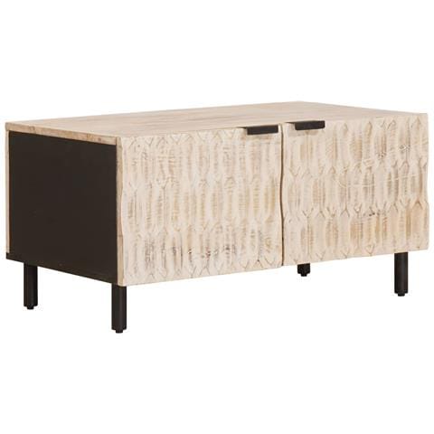 Tavolino da salotto Bianco 80 x 50 x 40 cm - Foto 1