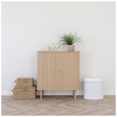 Mobile Multiuso Nikko-marrone-mdf-80x40x87 Cm - Foto 7