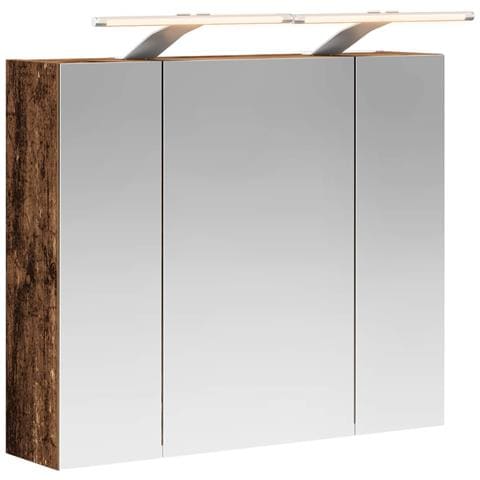 Mobiletto per specchio da bagno Legno vecchio 60 x 14,5 x 50 cm - Foto 1