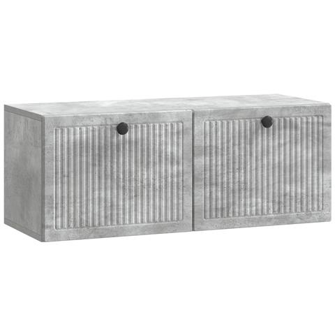 Mobile Porta TV da Muro Grigio Cemento 78,5 x 31 x 30 cm - Foto 1