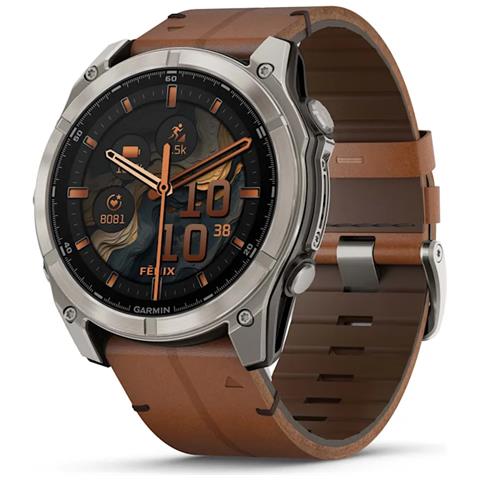 Fenix 8 3,56 cm (1.4") AMOLED 51 mm Digitale 454 x 454 Pixel Touch screen Titanio Wi-Fi GPS (satellitare) - Foto 1
