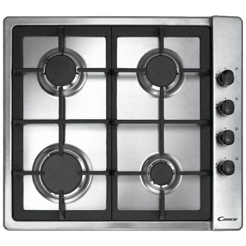 CANDY - CLG 64 SGX Serie P-Line Evo Piano Cottura a Gas in Inox con ... CANDY - CLG 64 SGX Serie P-Line Evo Piano Cottura a Gas in Inox con ...