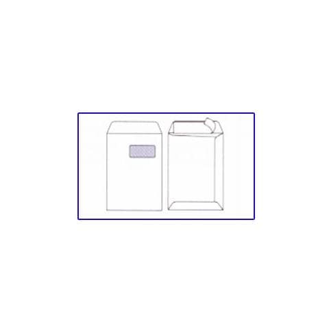 500 buste a sacco bianche 230x330mm c / finestra 100gr adesiva competitor - Foto 1