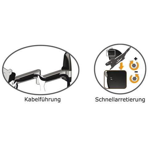 AR210 24" supporto da parete per tv a schermo piatto - Foto 6