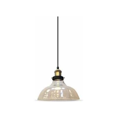 Lampadario Pendente A Sospensione E27 Vetro Trasparente 245 Vt-7210 3730 - Foto 2