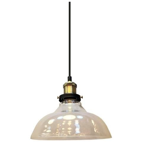 Lampadario Pendente A Sospensione E27 Vetro Trasparente 245 Vt-7210 3730 - Foto 3
