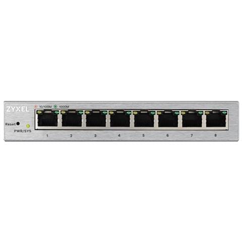 SWITCH 8P LAN GIGABIT ZYXEL GS1200-8-EU0101F Unmanaged Plus 8P Gigabit - Foto 3