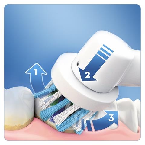 Spazzolino El Pro4100 Crossact+bluetooth 2xpz - Foto 5